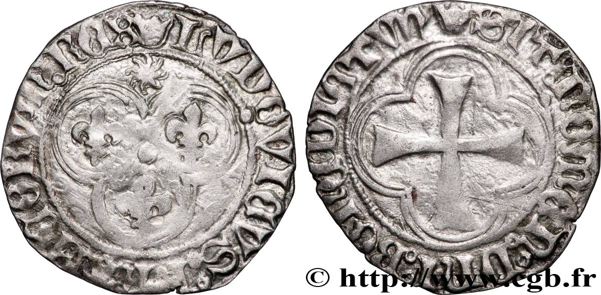 LOUIS XI LE PRUDENT Blanc au soleil n.d. Montpellier TB+/TTB