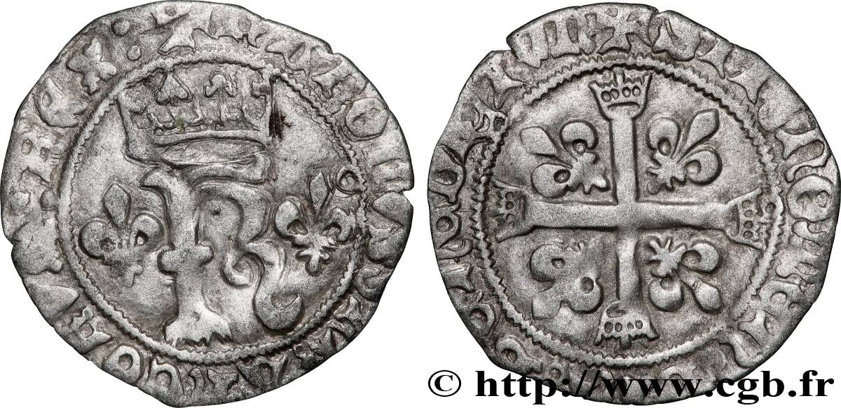 CHARLES VIII Petit karolus n.d. Toulouse TTB