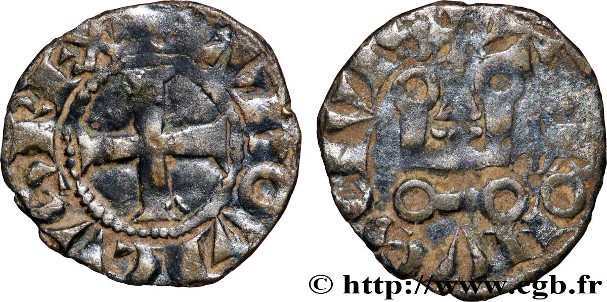 LOUIS IX DIT &nbsp;SAINT LOUIS&nbsp; Obole tournois s.m.  TTB