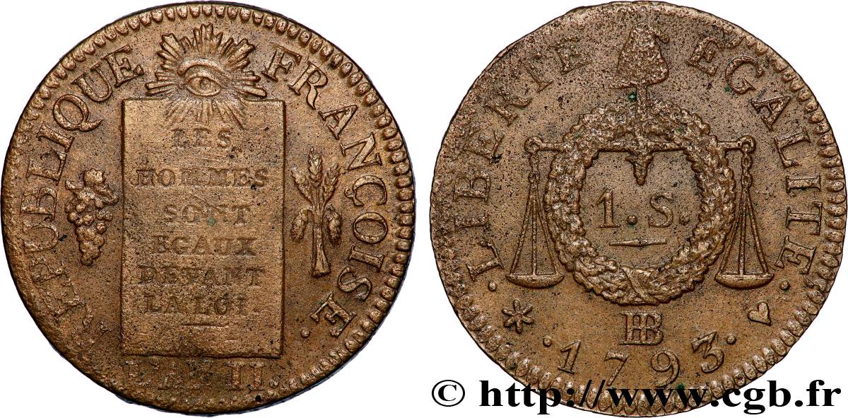 LA CONVENTION 1 sol dit &nbsp;à la table de loi&nbsp; 1793 Strasbourg SUP