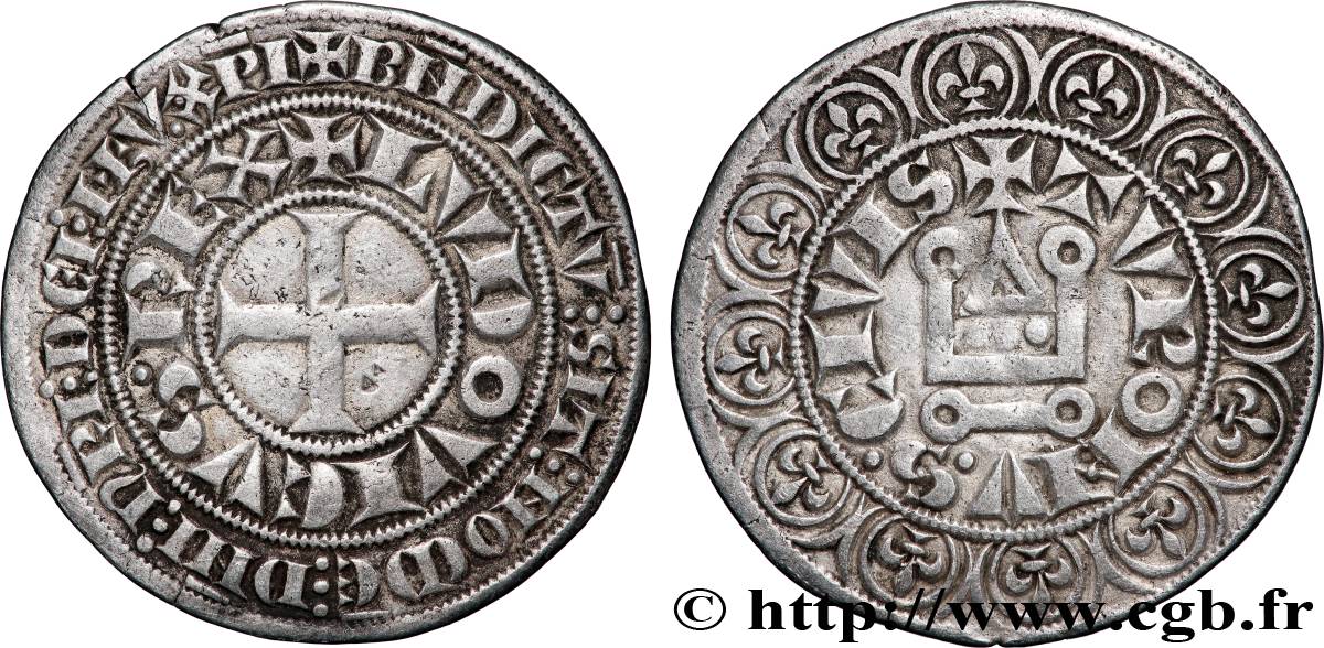LOUIS IX DIT &nbsp;SAINT LOUIS&nbsp; Gros tournois s.m.  TTB+/TTB