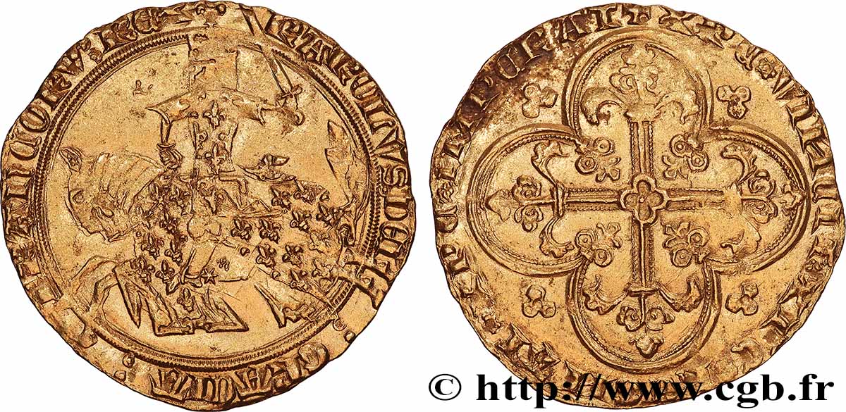 CHARLES V LE SAGE Franc à cheval s.m.  SUP