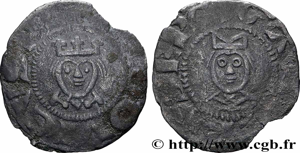 LUDWIG VII &nbsp;THE YOUNG&nbsp; Denier s.m. Laon fSS