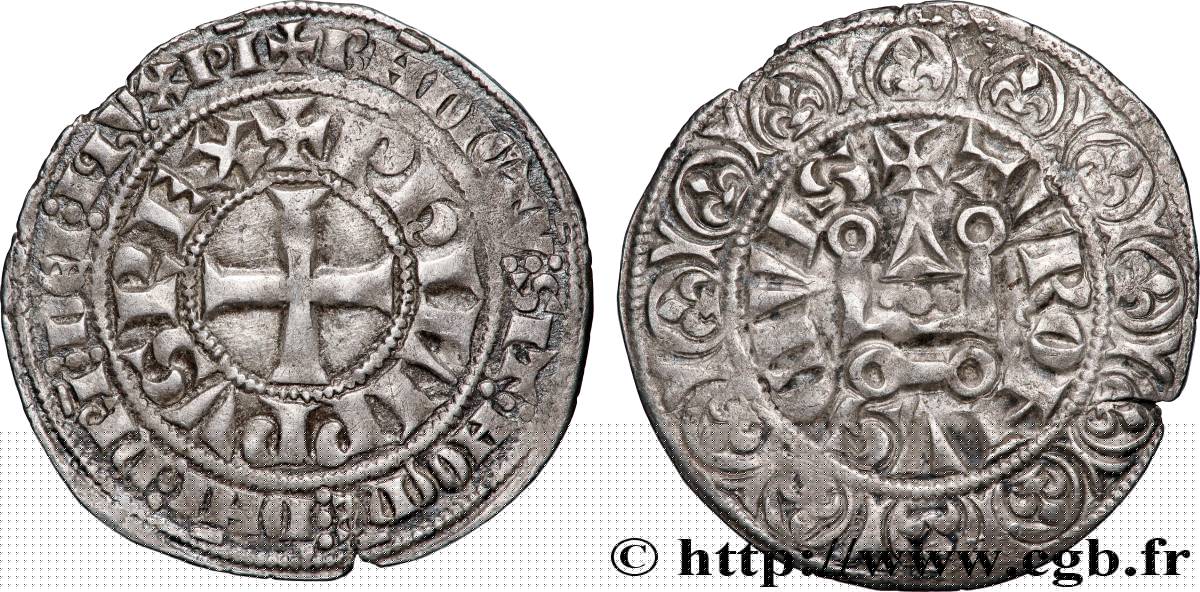 PHILIPPE IV LE BEL Gros tournois à l&nbsp;O long n.d. s.l. TTB+/TTB