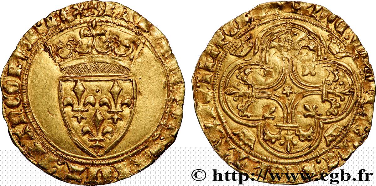 CHARLES VI LE FOU OU LE BIEN AIMÉ Écu d&nbsp;or à la couronne s.m. Toulouse TTB