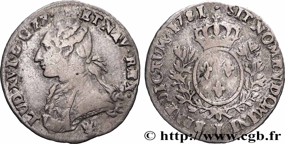 LOUIS XVI Dixième d&nbsp;écu aux branches d&nbsp;olivier 1781 Limoges VF
