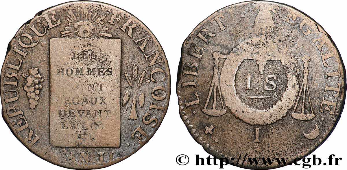 LA CONVENTION 1 sol dit &nbsp;à la table de loi&nbsp; s.m. Limoges TTB/TB+