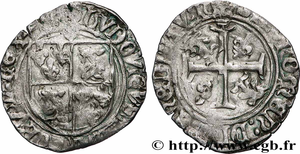 LOUIS XII LE PÈRE DU PEUPLE Blanc du Dauphiné n.d. Romans TB+