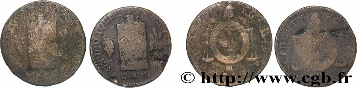 THE CONVENTION 2 sols dit &nbsp;à la table de loi&nbsp;, lot de 2 ex. n.d. Ateliers divers lot