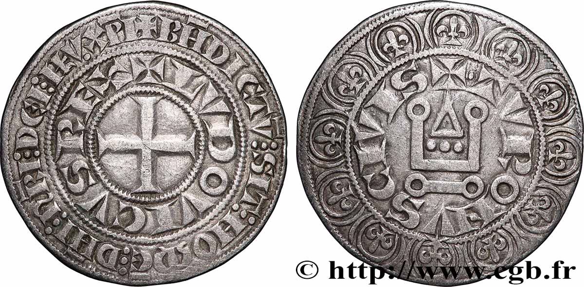 LUDWIG IX &nbsp;SAINT LOUIS&nbsp; Gros tournois à l’étoile après 1266  fVZ