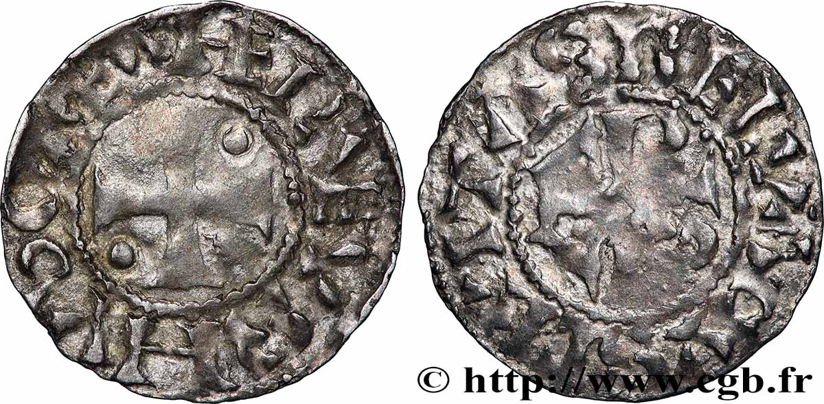HUGO CAPET Denier s.m. Beauvais fSS