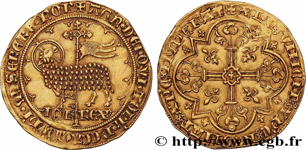 JEAN II LE BON Mouton d&nbsp;or s.m. s.l. SUP/TTB+