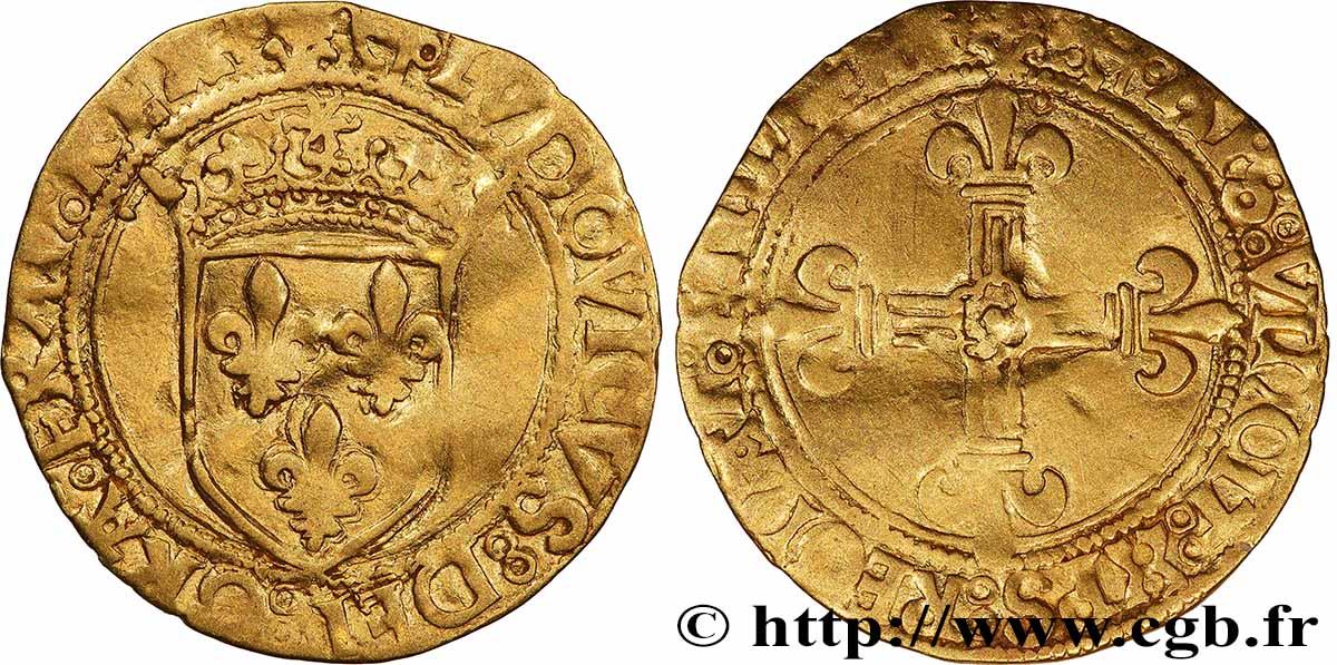 LOUIS XII  Écu d&nbsp;or au soleil s.m. Bayonne fSS