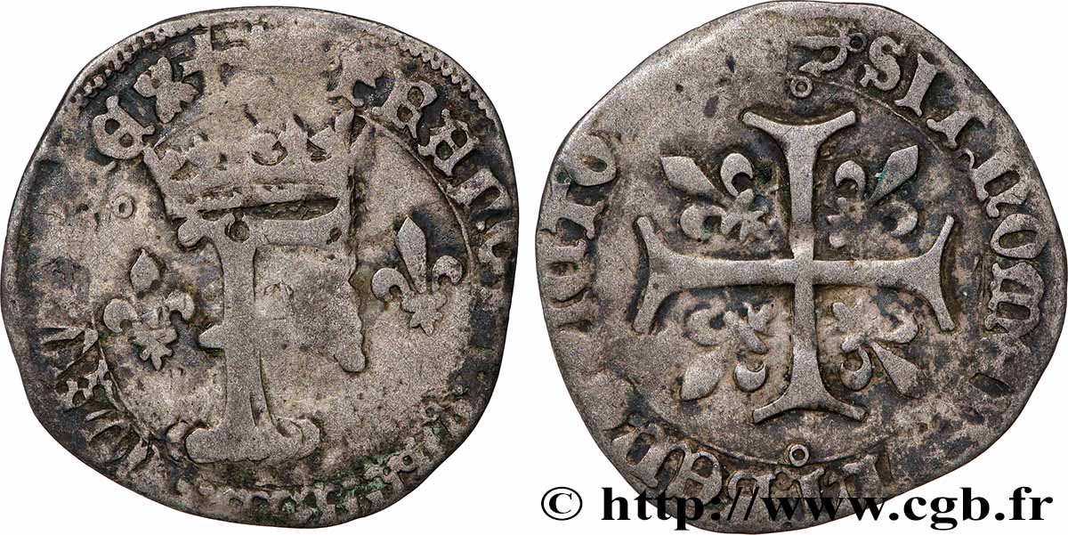 FRANCOIS I Dizain franciscus, 1er type n.d. Poitiers S