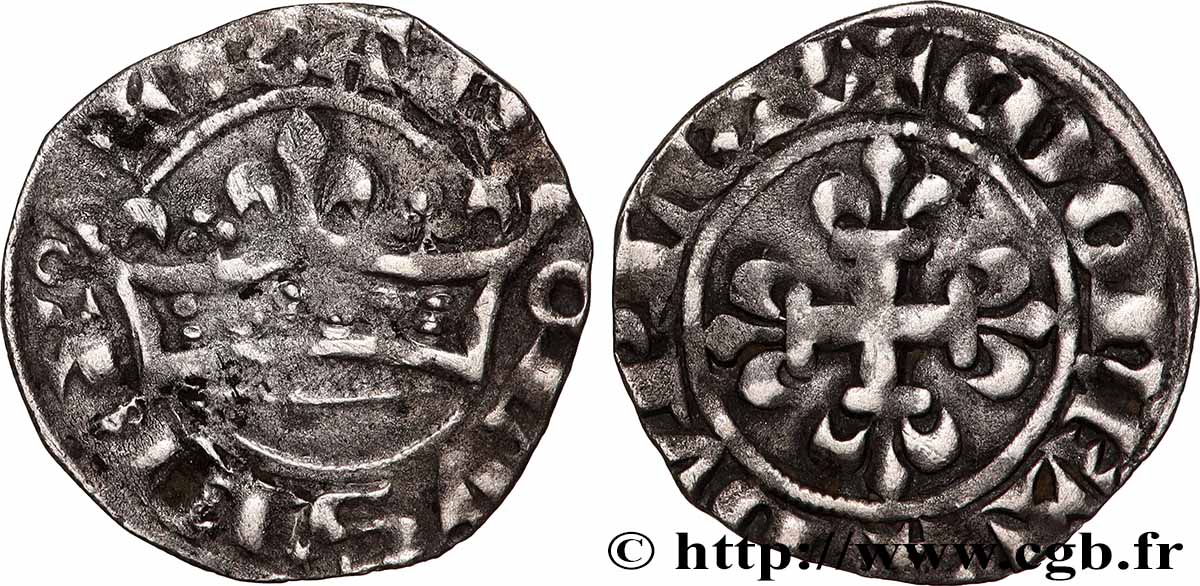 CHARLES IV &nbsp;THE FAIR&nbsp; Double parisis s.m. s.l. VF/VF