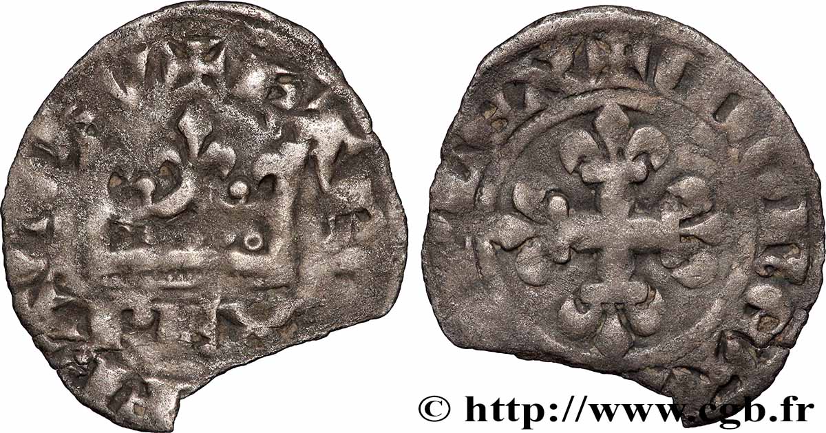 CHARLES IV LE BEL Double parisis s.m. s.l. TB