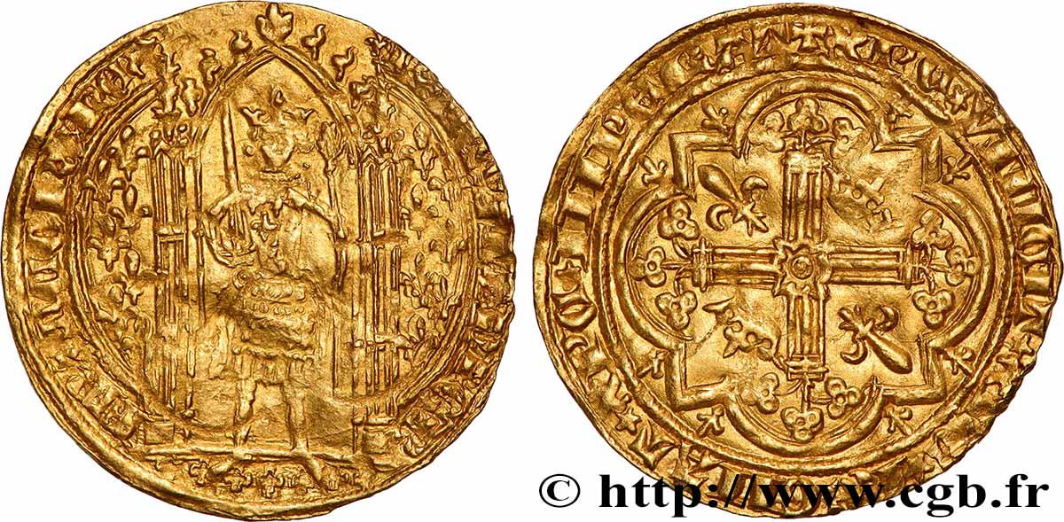 CHARLES V LE SAGE / THE WISE Franc à pied s.m. s.l. XF