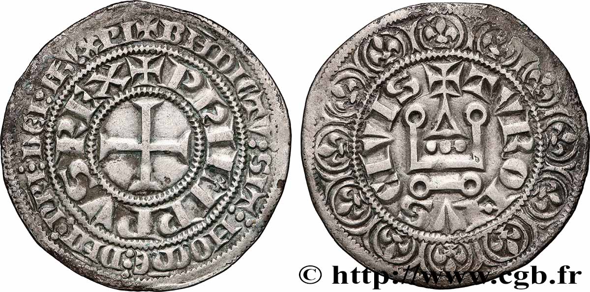 PHILIPP IV &nbsp;THE FAIR&nbsp; Gros tournois à l&nbsp;O long s.m. s.l. fVZ