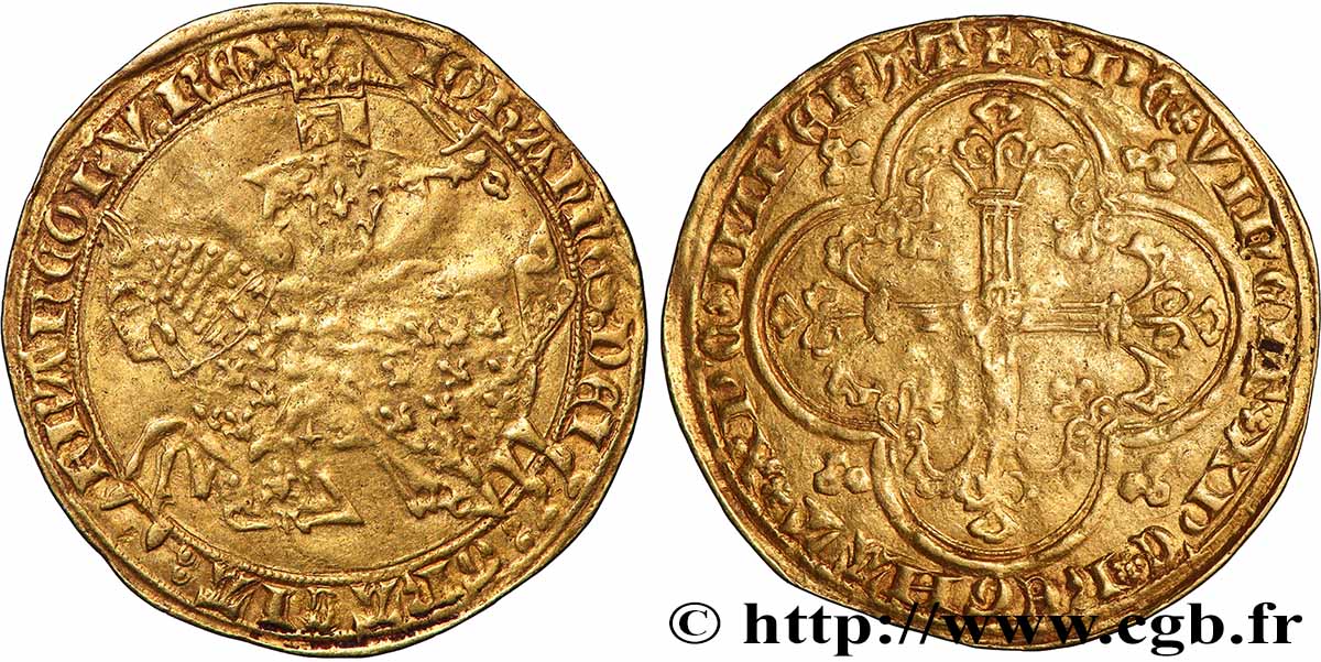 JOHN II &nbsp;THE GOOD&nbsp; Franc à cheval s.m.  XF
