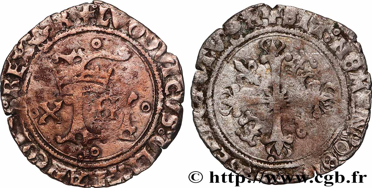 LOUIS XII  Dizain ludovicus s.m. Bordeaux fSS