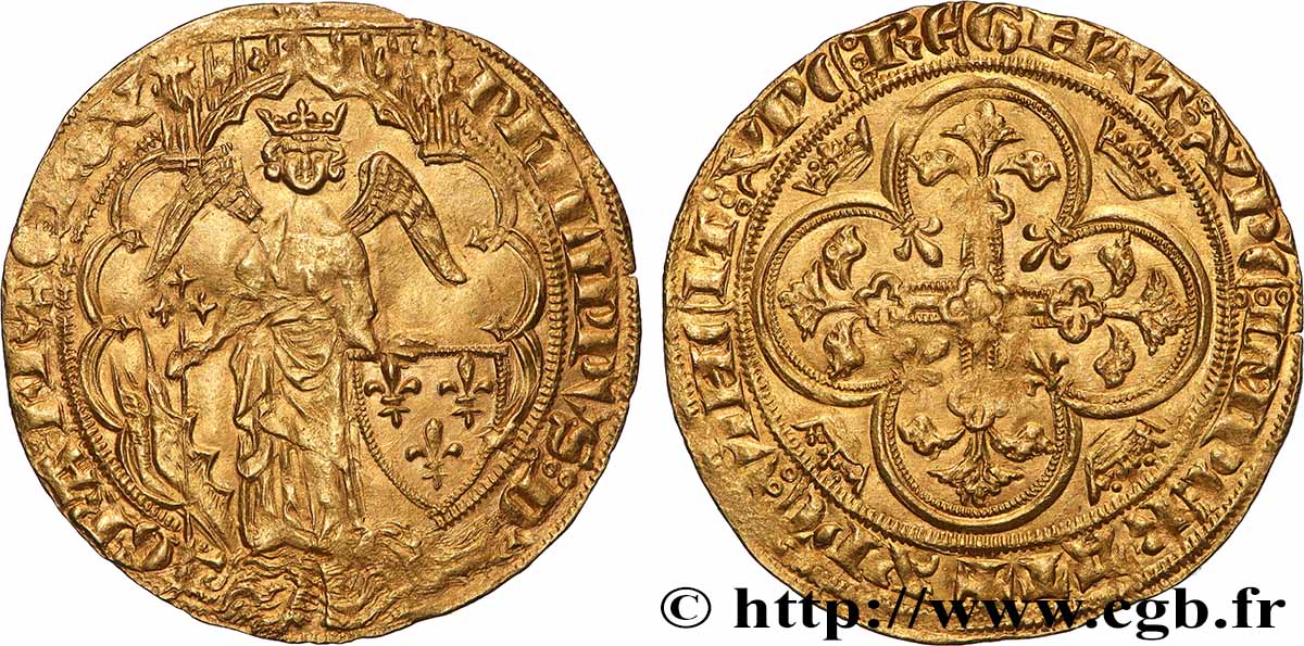PHILIP VI OF VALOIS Ange d&nbsp;or s.m.  AU
