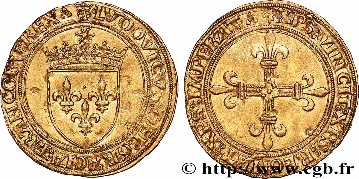 LOUIS XII, FATHER OF THE PEOPLE Écu d&nbsp;or au soleil s.m. Lyon AU