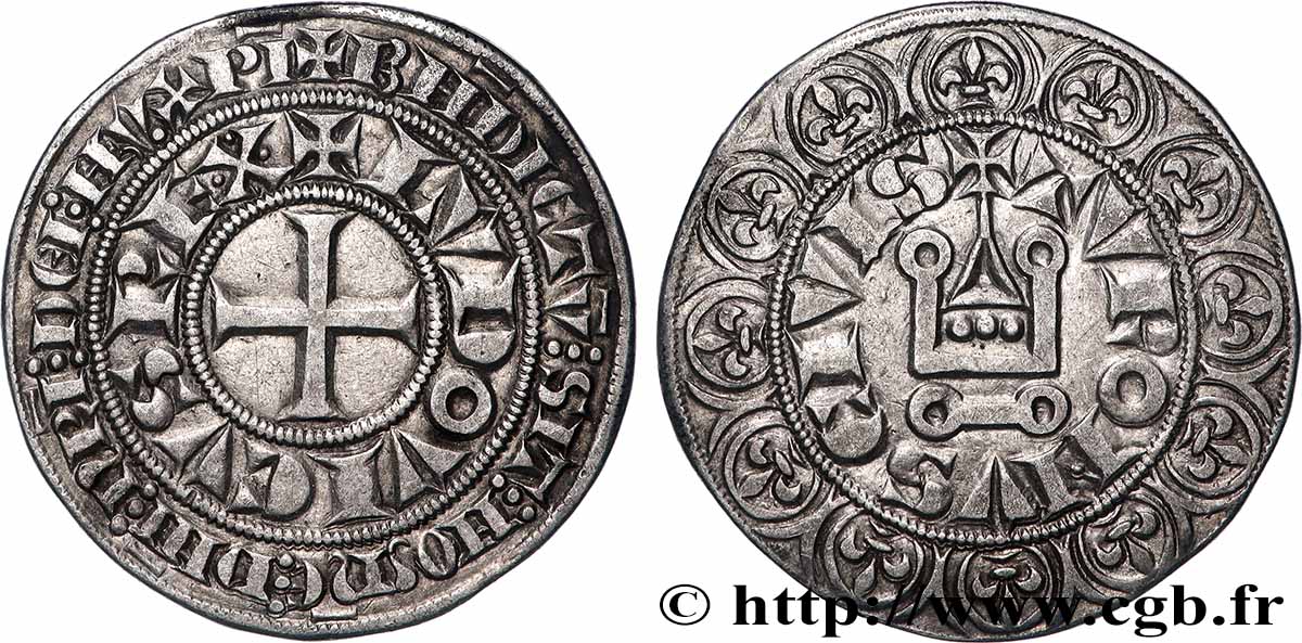 LOUIS IX DIT &nbsp;SAINT LOUIS&nbsp; Gros tournois s.m. s.l. SUP/TTB+