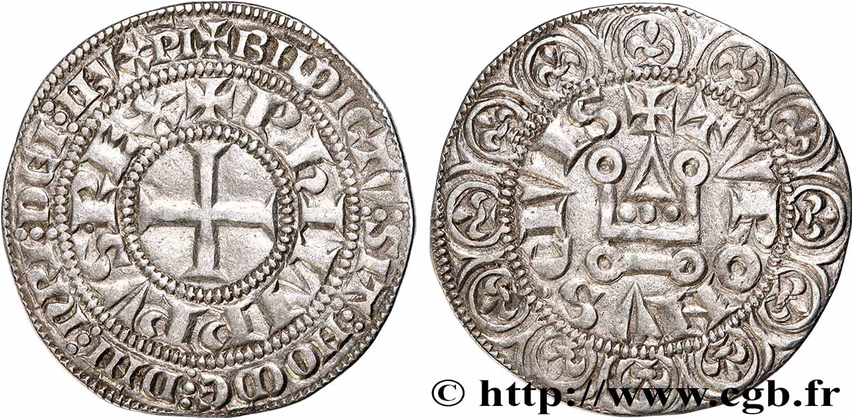FILIPPO IV &nbsp;THE FAIR&nbsp; Gros tournois à l&nbsp;O rond s.m. s.l. SPL