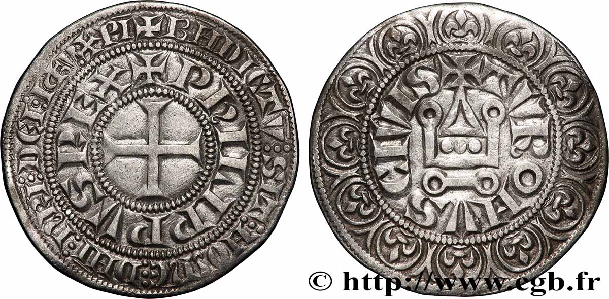 FILIPPO IV &nbsp;THE FAIR&nbsp; Gros tournois à l&nbsp;O rond s.m. s.l. SPL