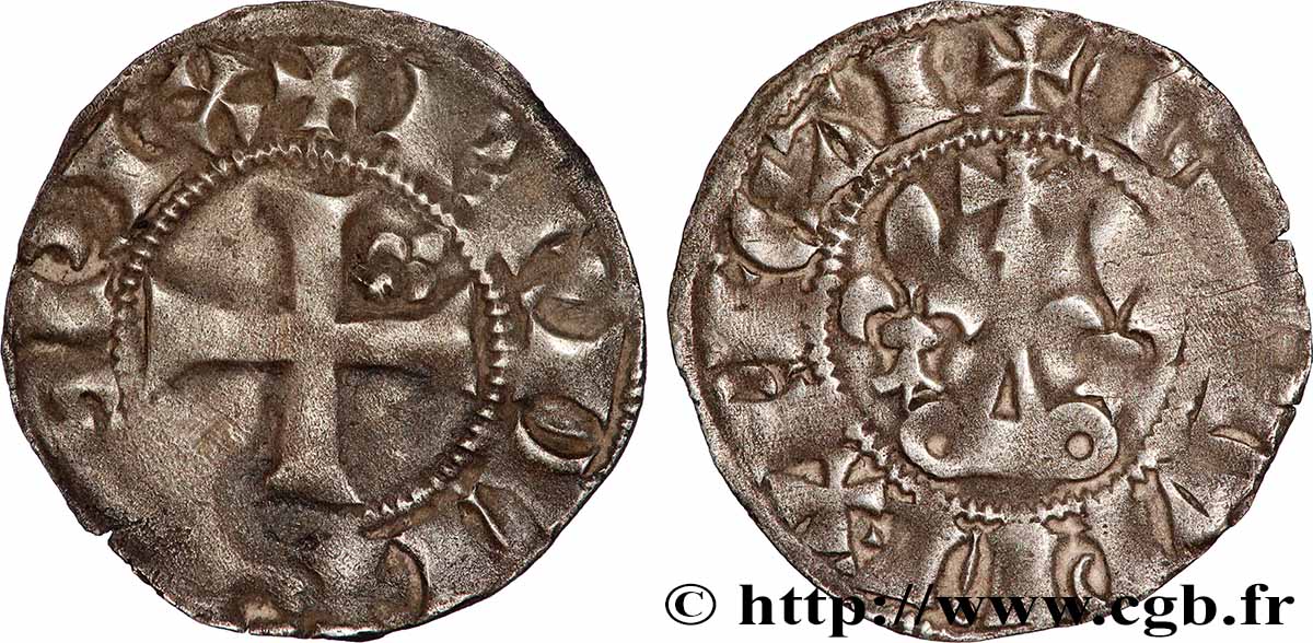 PHILIPPE IV LE BEL Double tournois n.d. s.l. TTB+/TTB