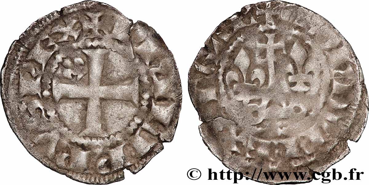 PHILIPPE IV LE BEL Double tournois n.d. s.l. TB+