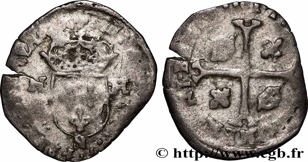 HENRI IV LE GRAND Douzain aux deux H, 2e type s.m. Montpellier B+