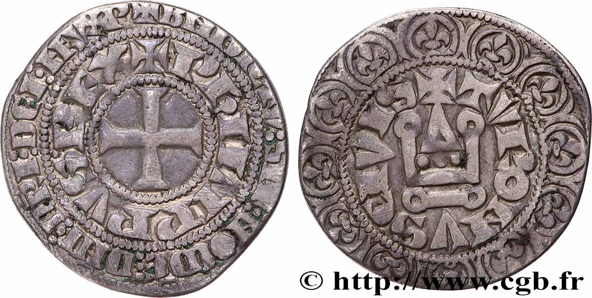 PHILIP IV &nbsp;THE FAIR&nbsp; Gros tournois à l&nbsp;O rond s.m. s.l. AU