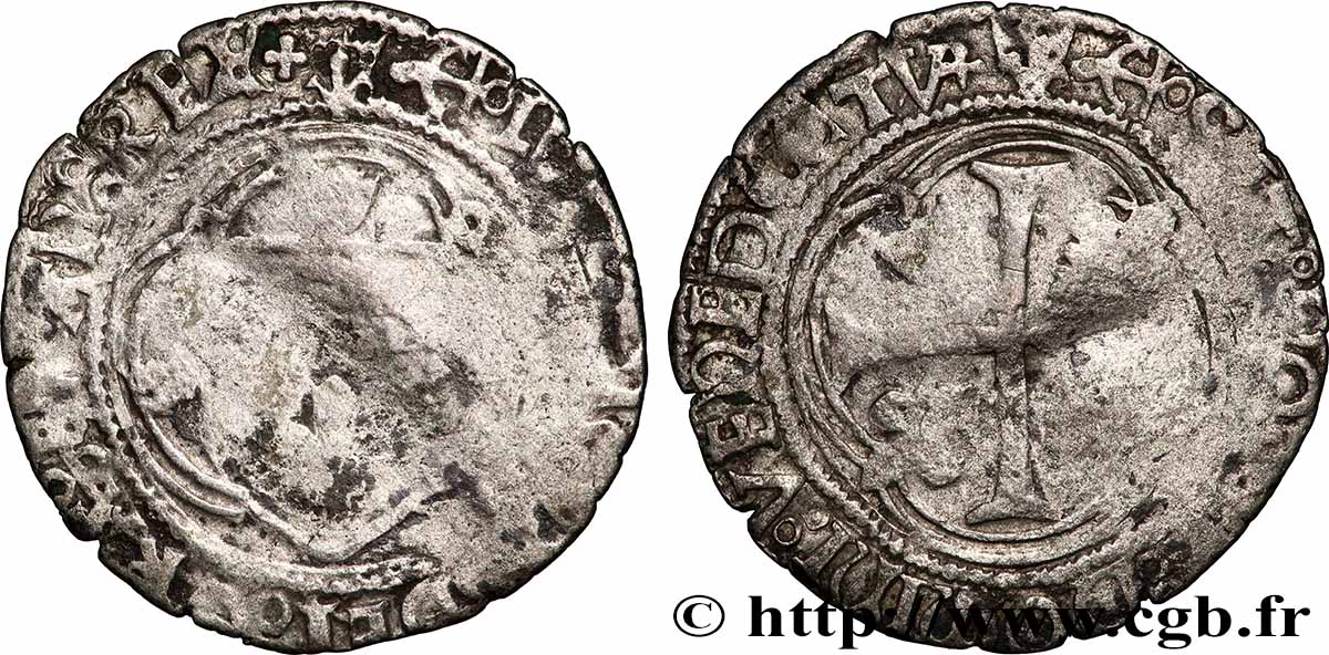 LOUIS XII  Douzain ou grand blanc à la couronne s.m. Bayonne F