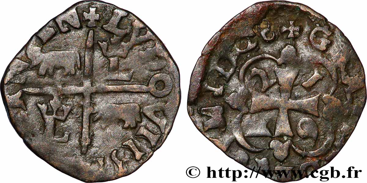 LOUIS XIII  Vaquette, 3e type 1642 Morlaàs SS