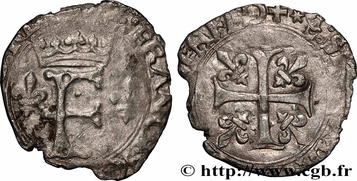 FRANCOIS I Dizain franciscus, 1er type n.d. Bordeaux S