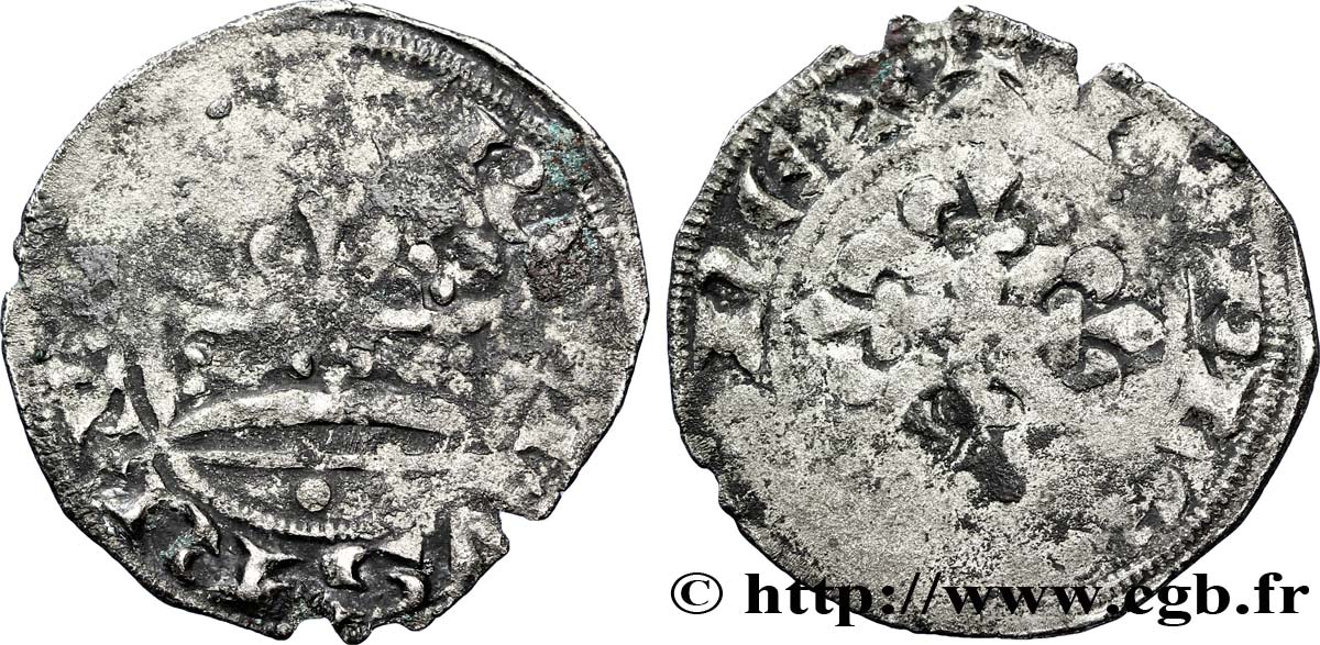 CHARLES IV  THE FAIR  Double parisis n.d. s.l. VF