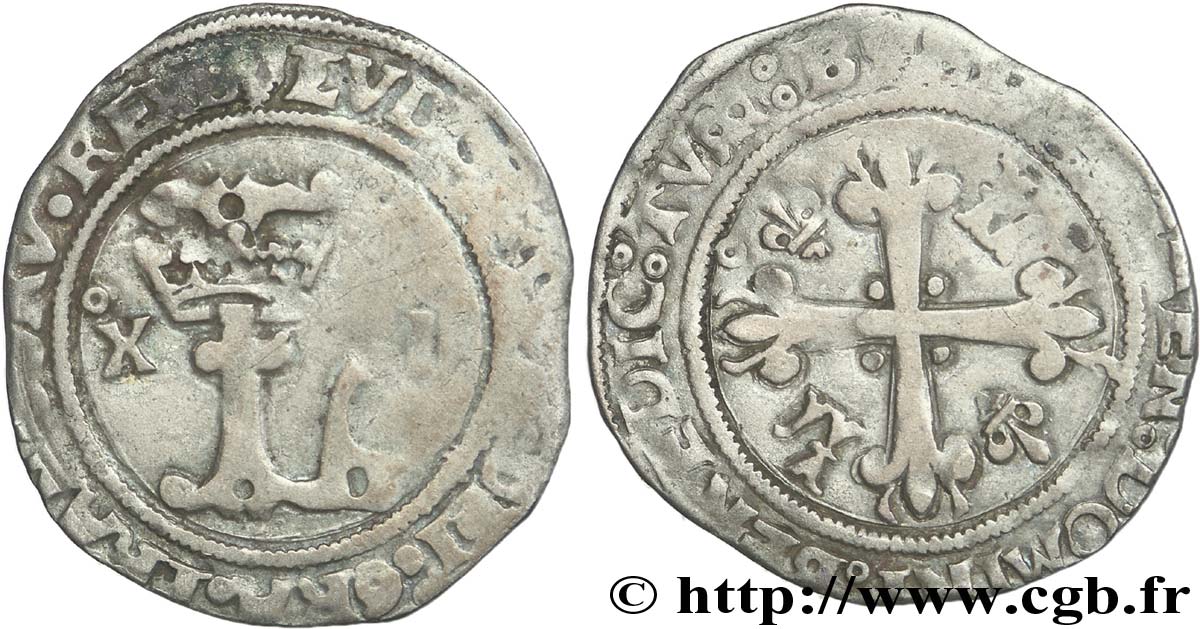 LOUIS XII  Dizain ludovicus n.d. Bourges q.BB