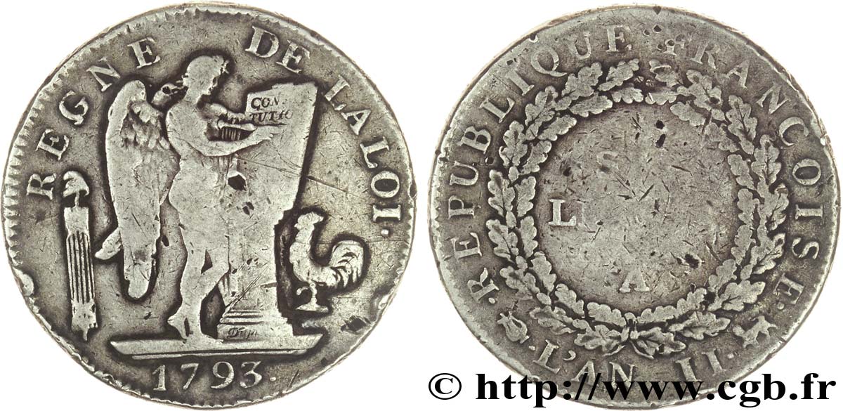 LA CONVENTION Six livres dit  au génie  1793 Paris B