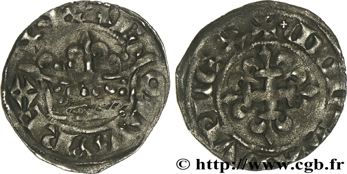 CHARLES IV LE BEL Double parisis n.d.  TTB