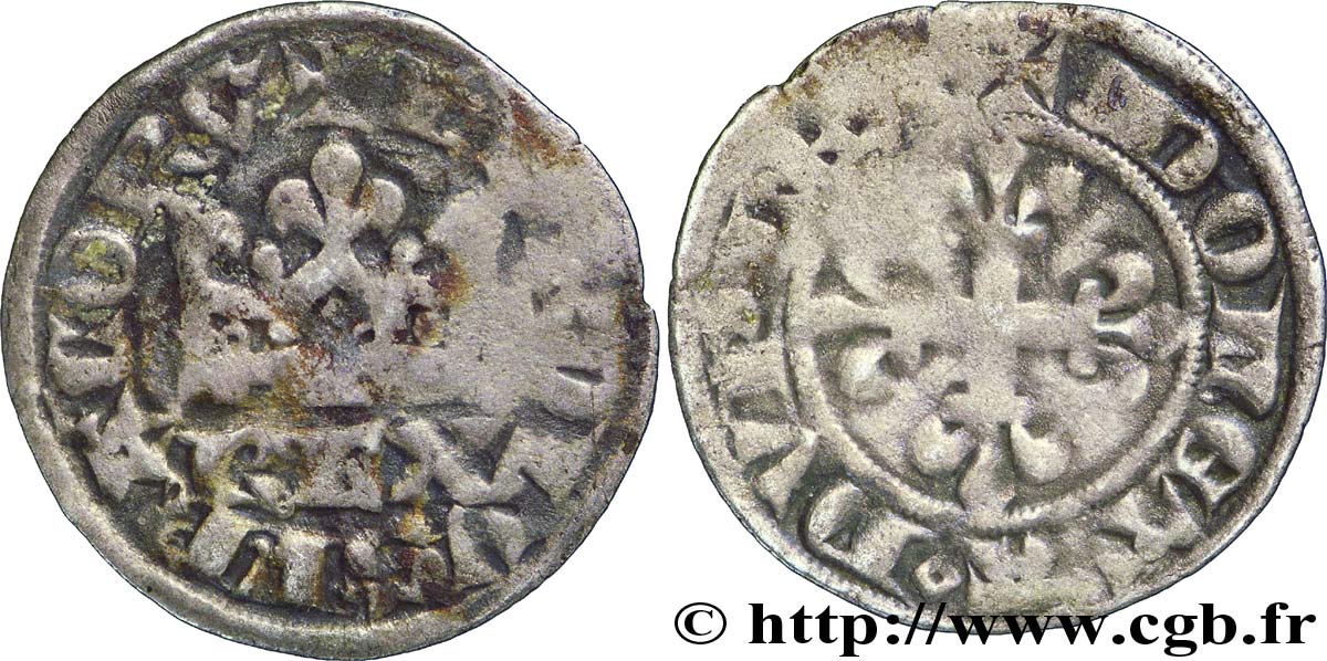CHARLES IV LE BEL Double parisis n.d.  TB