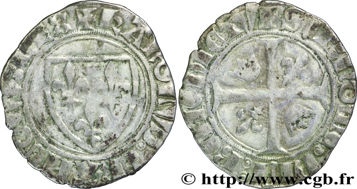 CHARLES VI LE FOU OU LE BIEN AIMÉ Blanc dit  guénar  n.d. Romans TB+