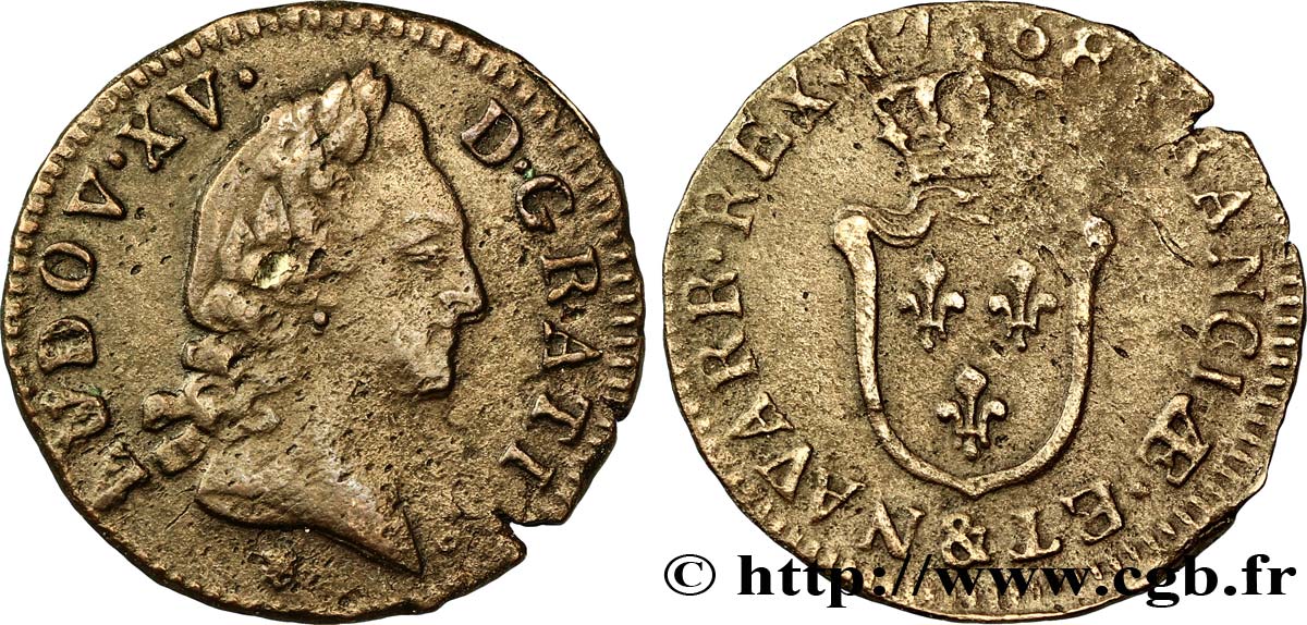 LOUIS XV DIT LE BIEN AIMÉ Demi-sol d Aix 1768 Aix-en-Provence TB+