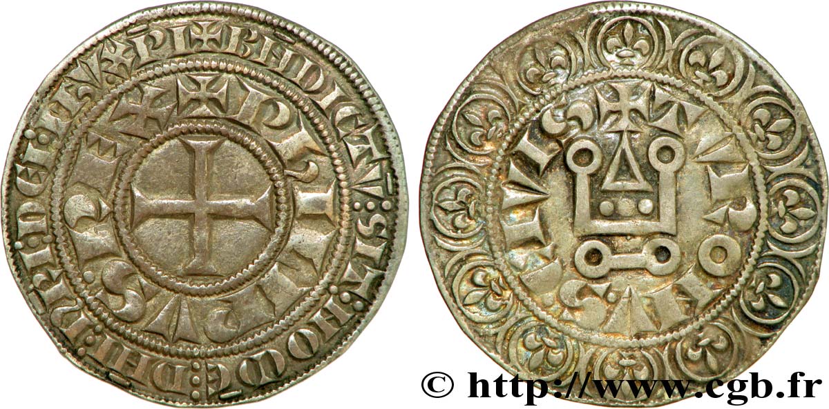 PHILIPPE III LE HARDI Gros tournois n.d.  TTB+