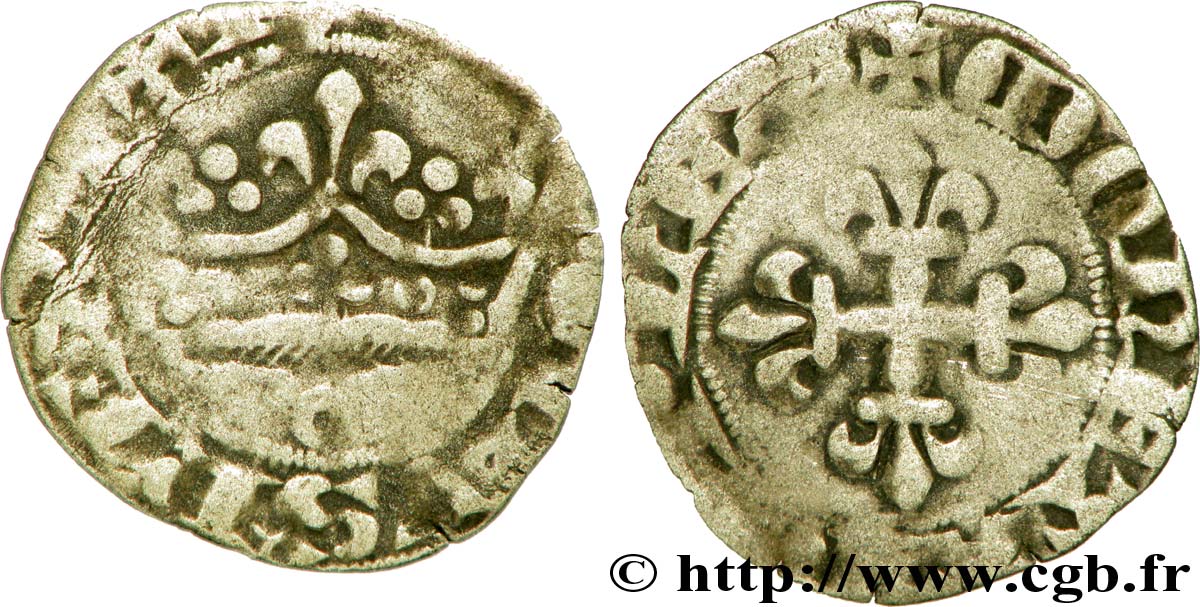 CHARLES IV LE BEL Double parisis n.d.  TB