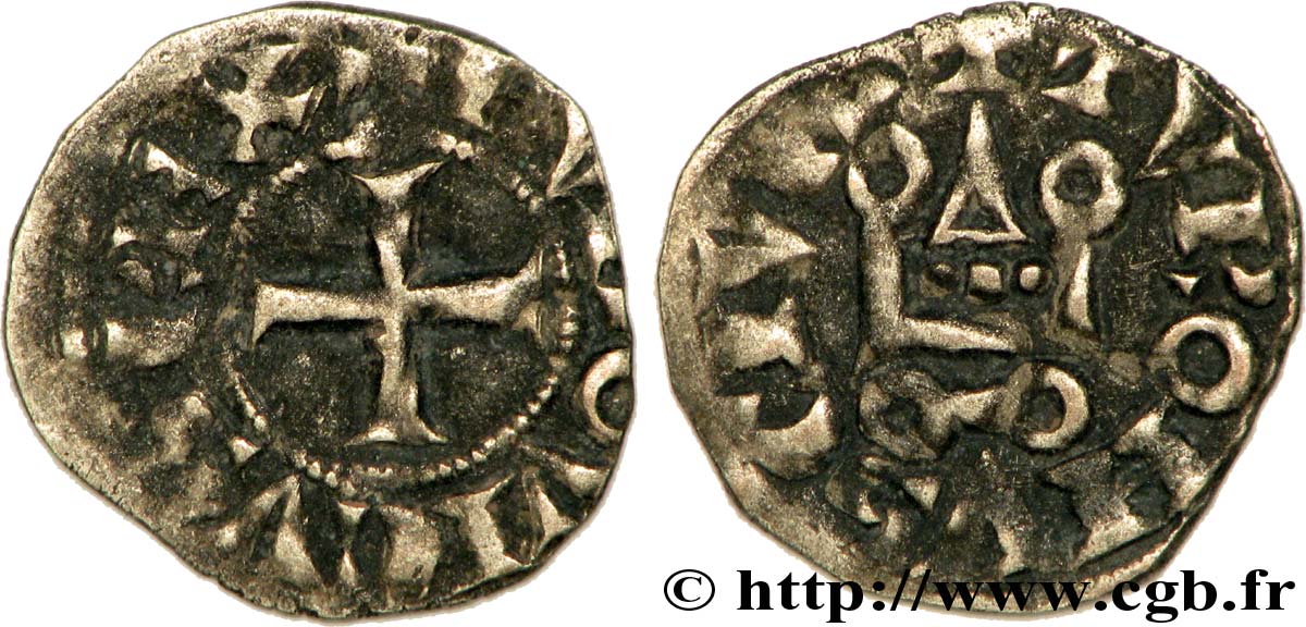 LOUIS IX DIT  SAINT LOUIS  Obole tournois n.d.  TB+