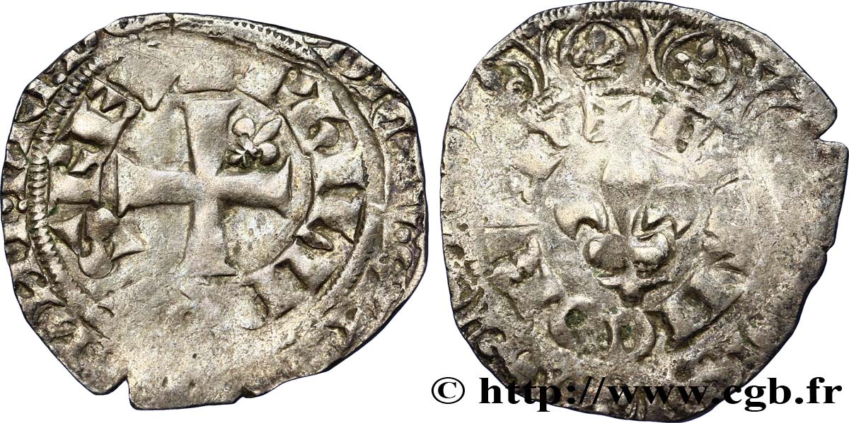 FELIPE VI OF VALOIS Gros à la fleur de lis n.d. s.l. BC+