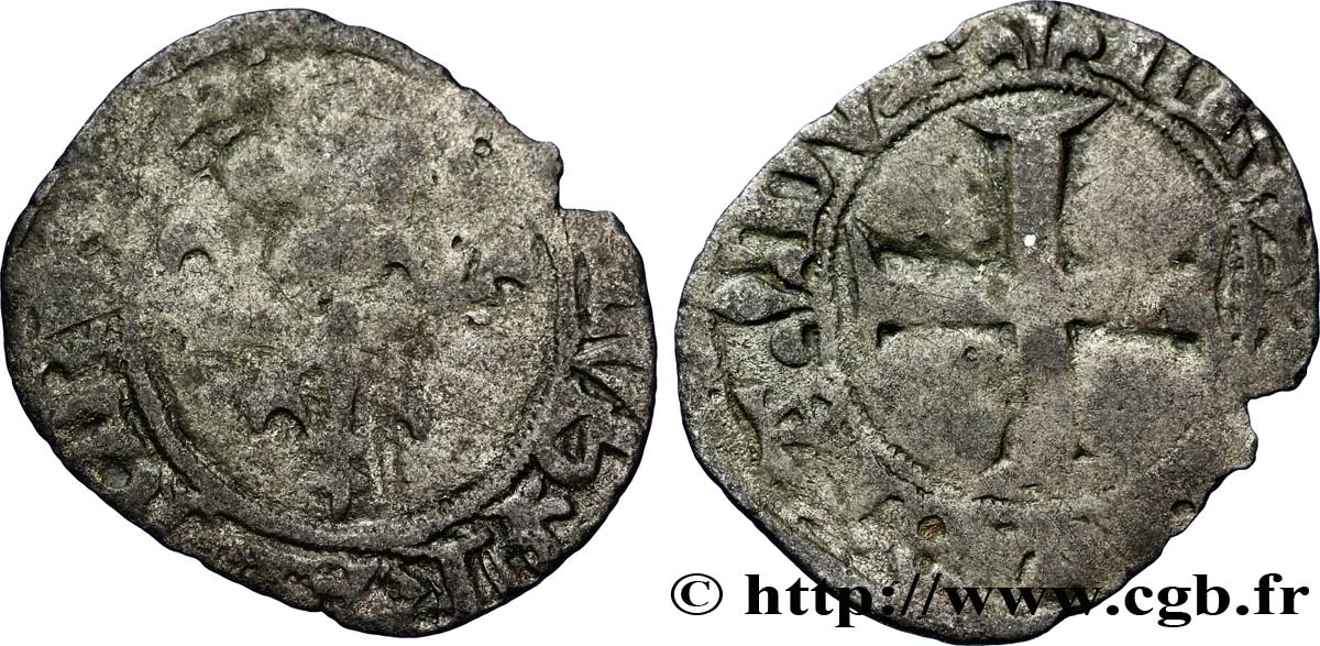 CHARLES VI LE FOU OU LE BIEN AIMÉ Double tournois n.d. Atelier indéterminé B