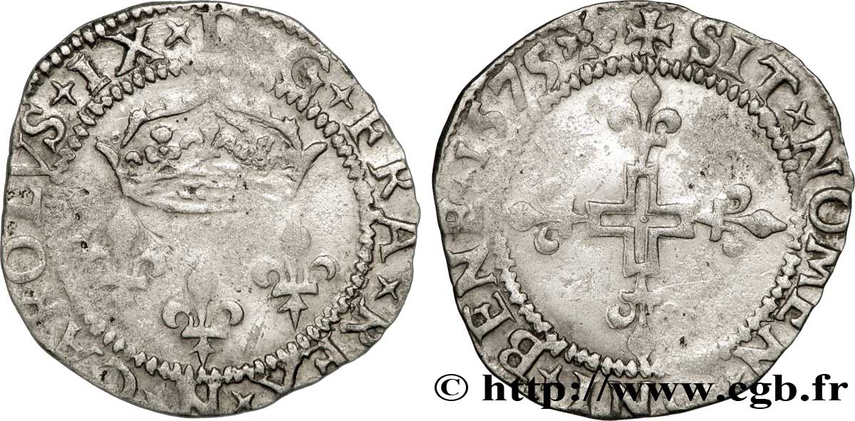 Double Sol Parisis of Dauphiné - Hry IV (2nd type) - France - Numista