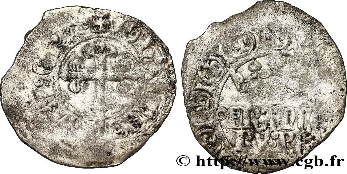 JEAN II LE BON Gros à la couronne n.d. s.l. TB
